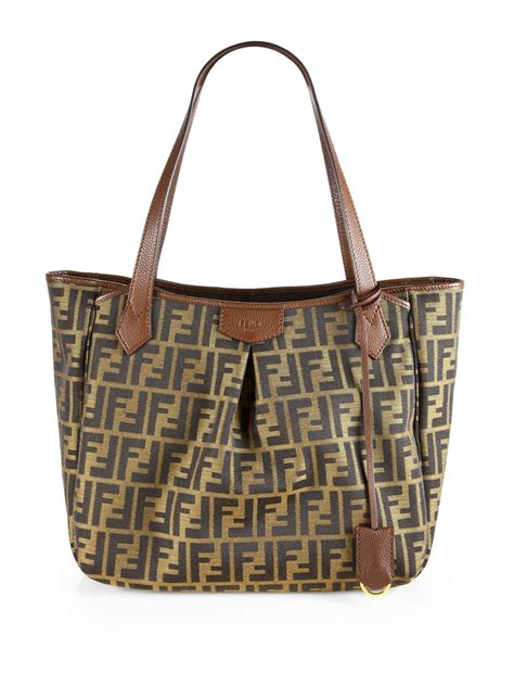 fendi fabric tote|fendi totes sale.